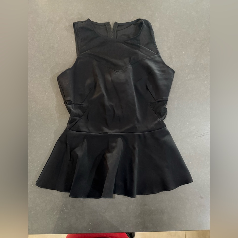 Intermix Medium Black Peplum Top medium